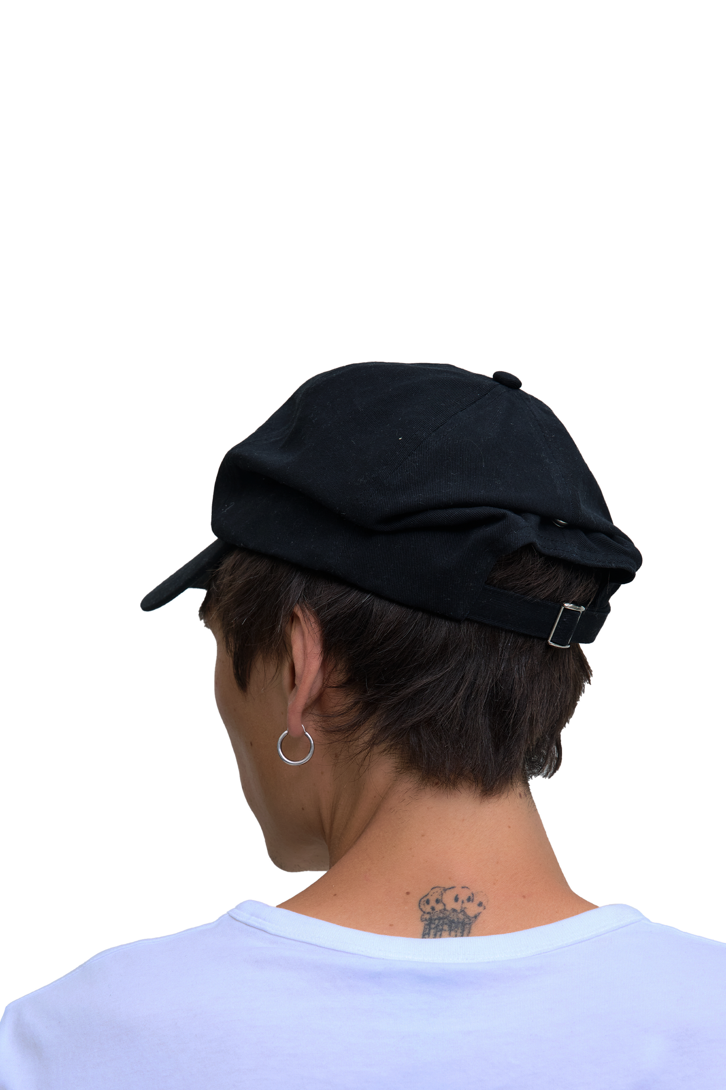 Draped Cap Black
