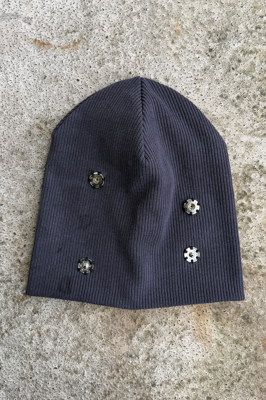 Draped Beanie Grey