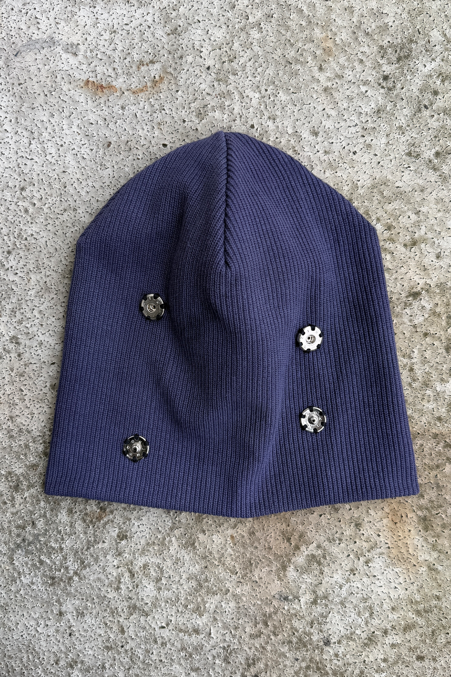 Draped Beanie Purple
