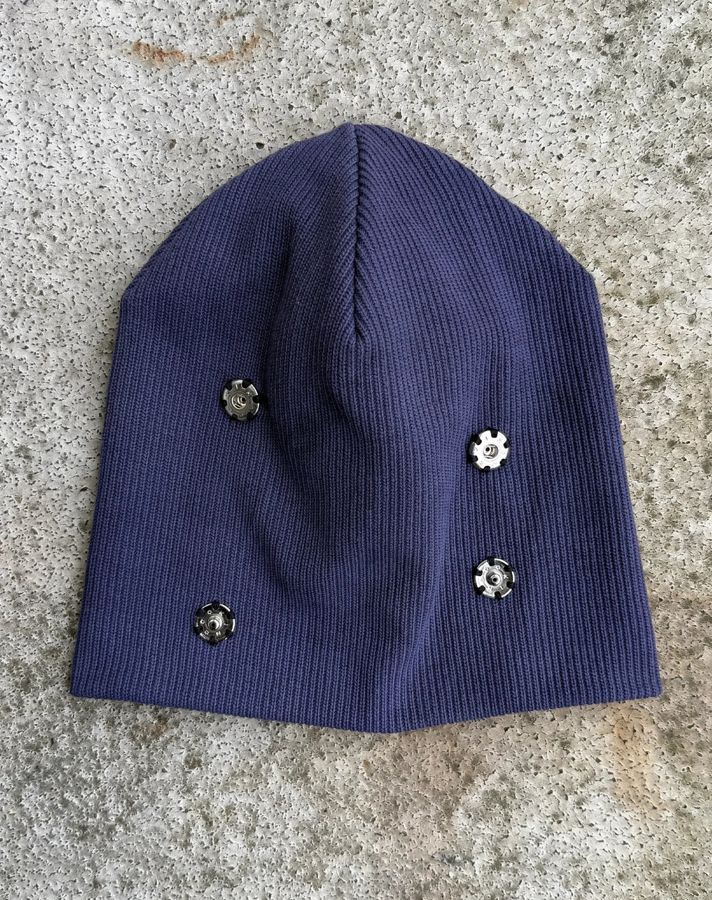 Draped Beanie Purple