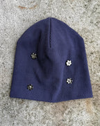 Draped Beanie Purple