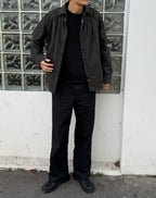Draped Shawl Collar Shirt