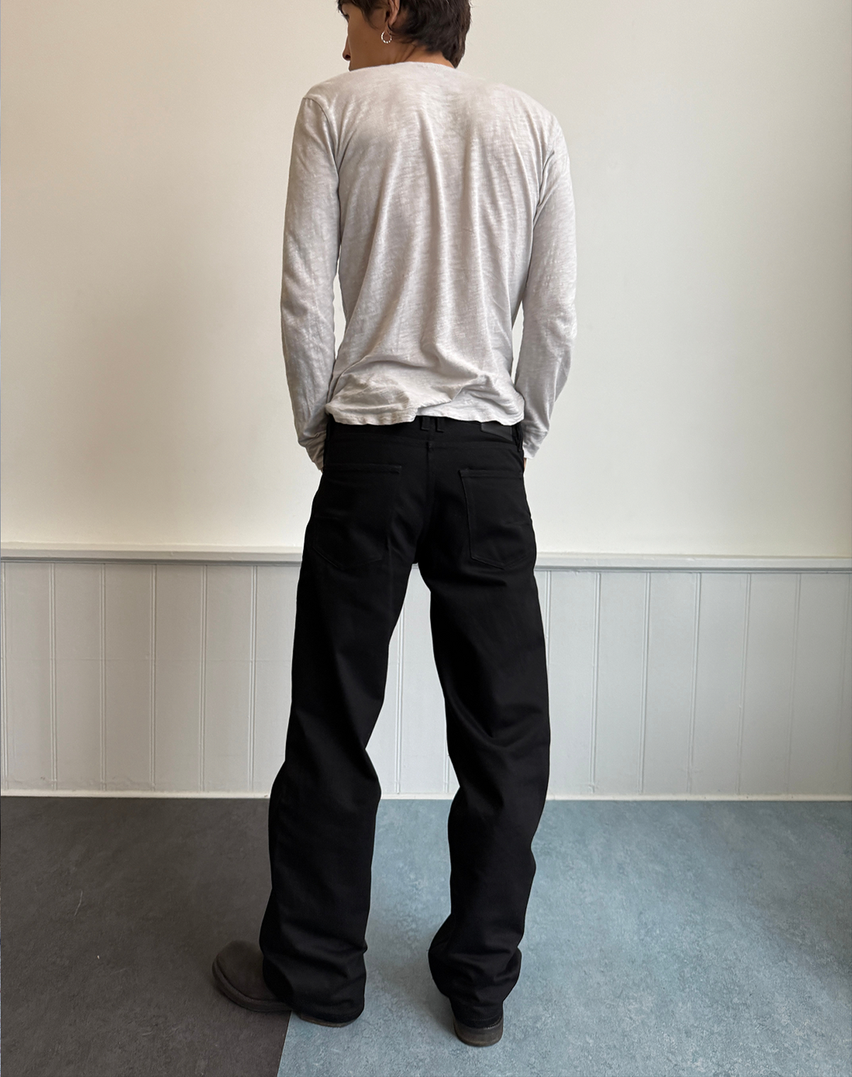 Straight Curved Jeans