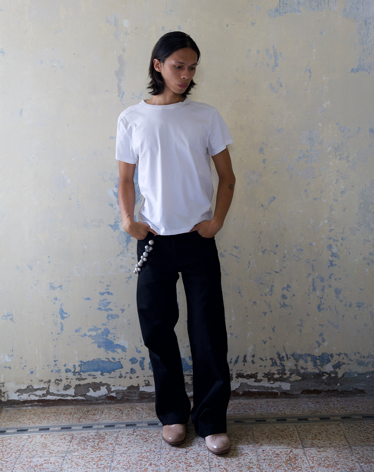 Straight Curved Jeans