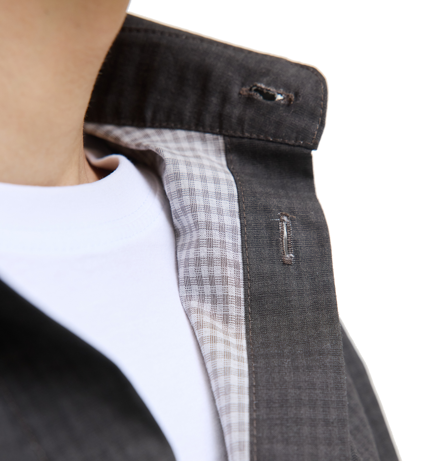 DRAPED SHAWL COLLAR SHIRT