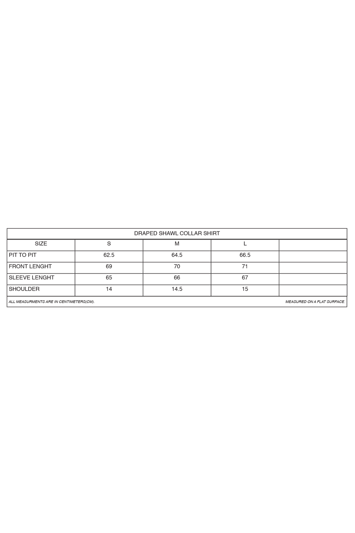 Draped Shawl Collar Shirt